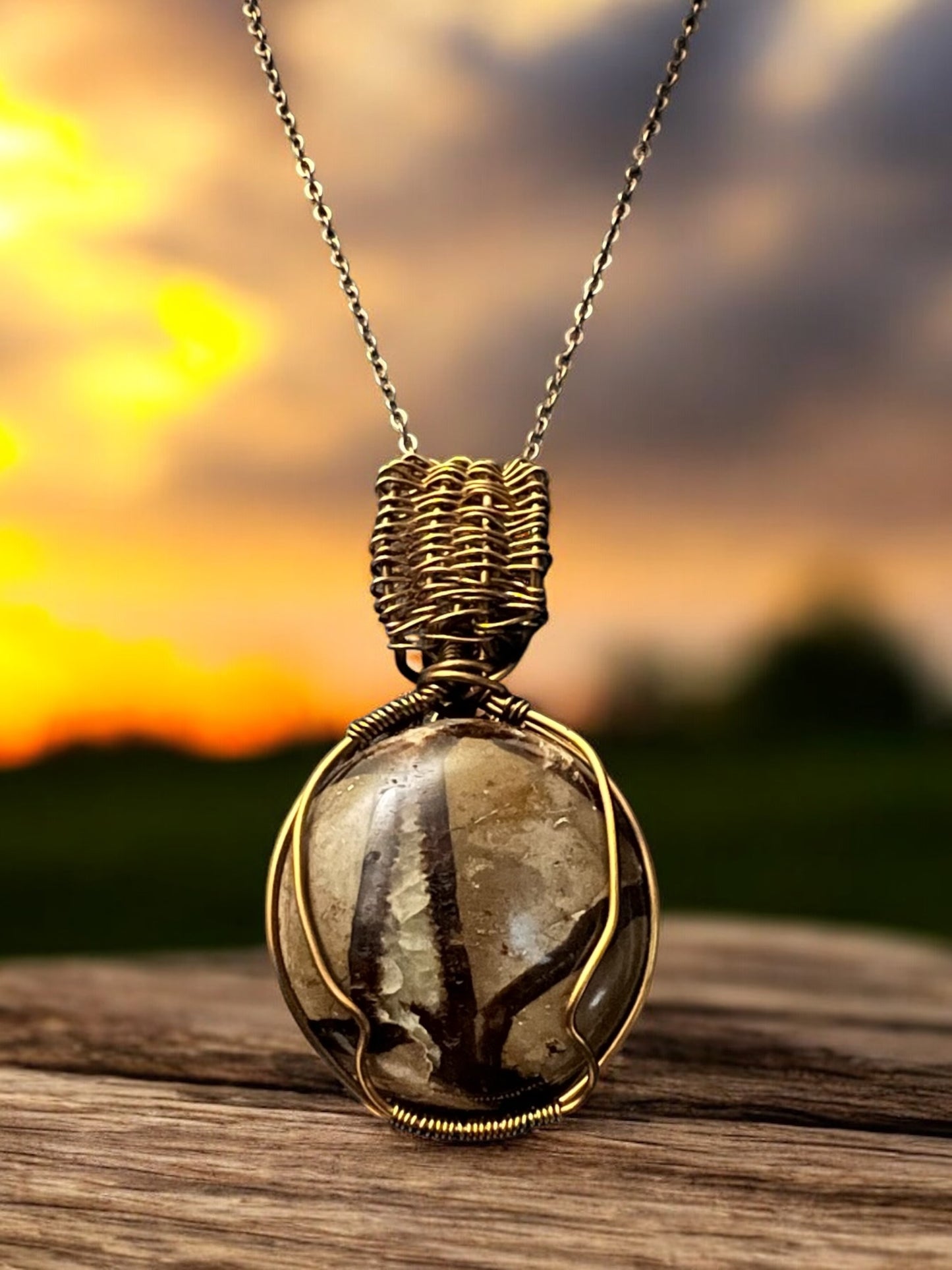 Septarian Pendant