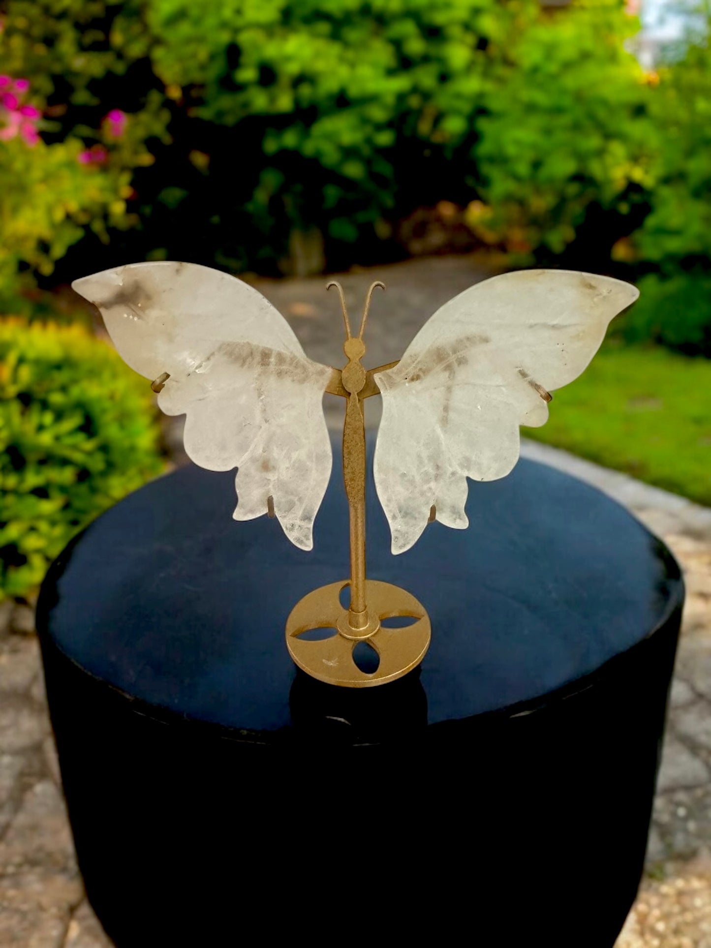 Golden Healer Quartz Butterfly