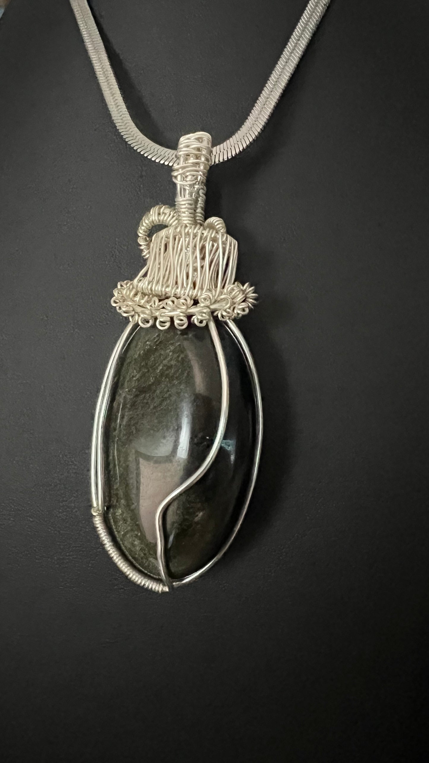 Black Obsedian Sheen pendant