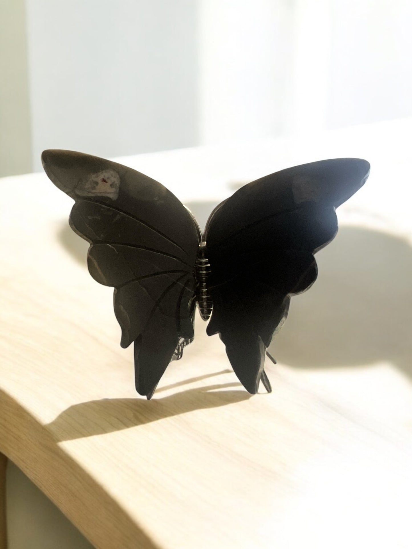 Bloodstone Butterfly with Stand attached 3.5"