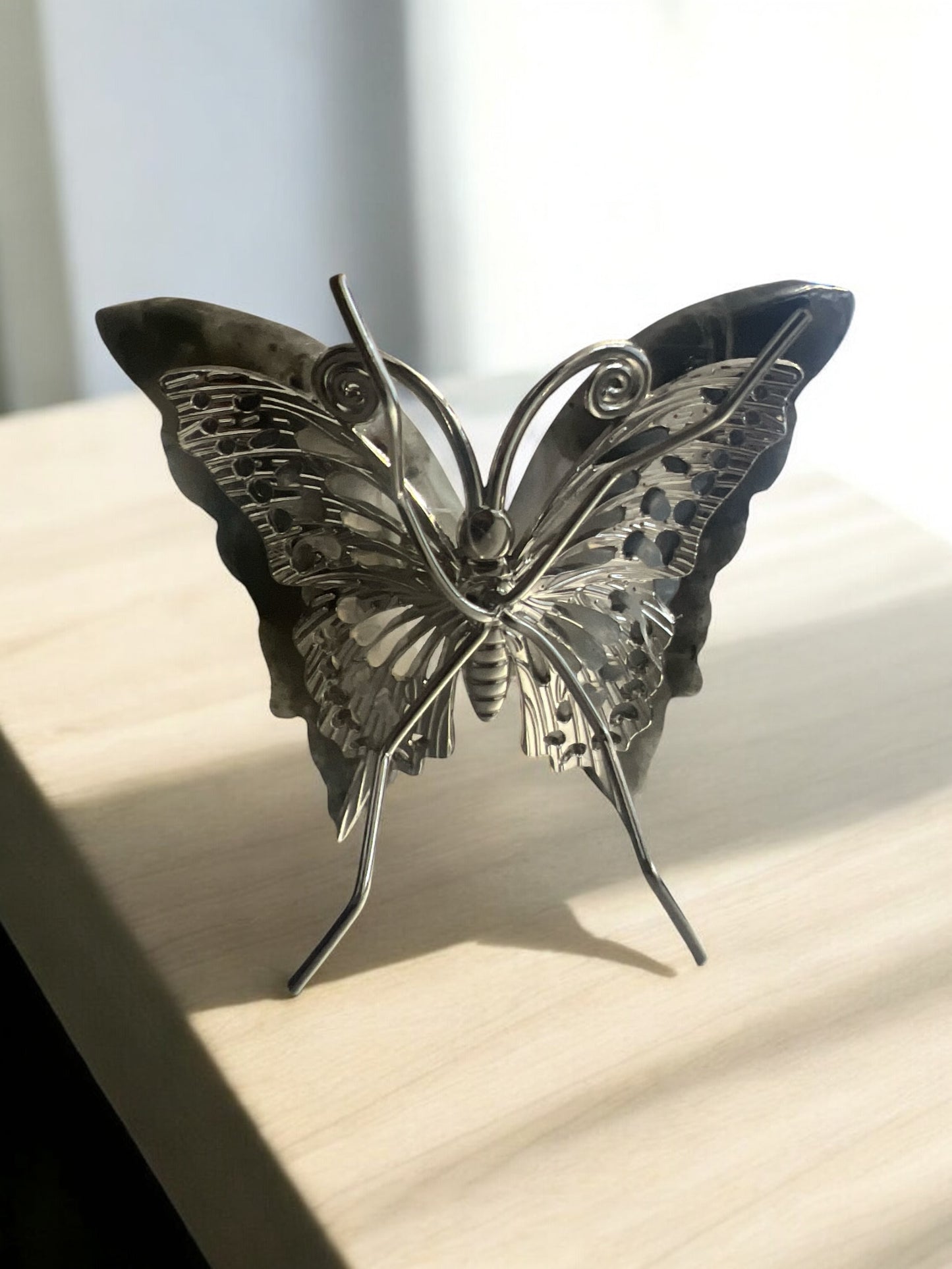 Bloodstone Butterfly with Stand attached 3.5"