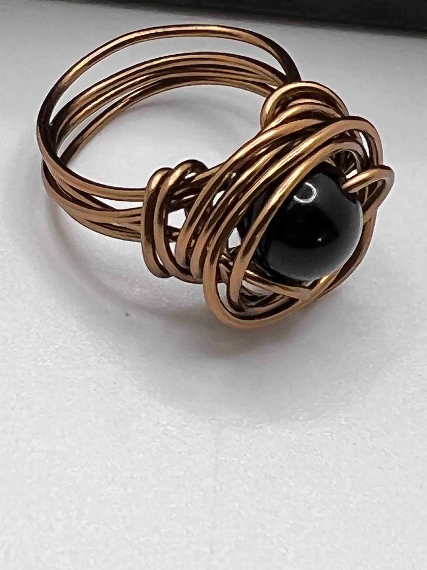 Obsidian Ring size 7- helps to shield you against negativity