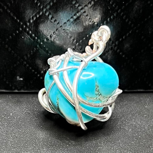 Turquoise-tone of the ancients, represents wisdom, tranquility, protection, good fortune, and hope