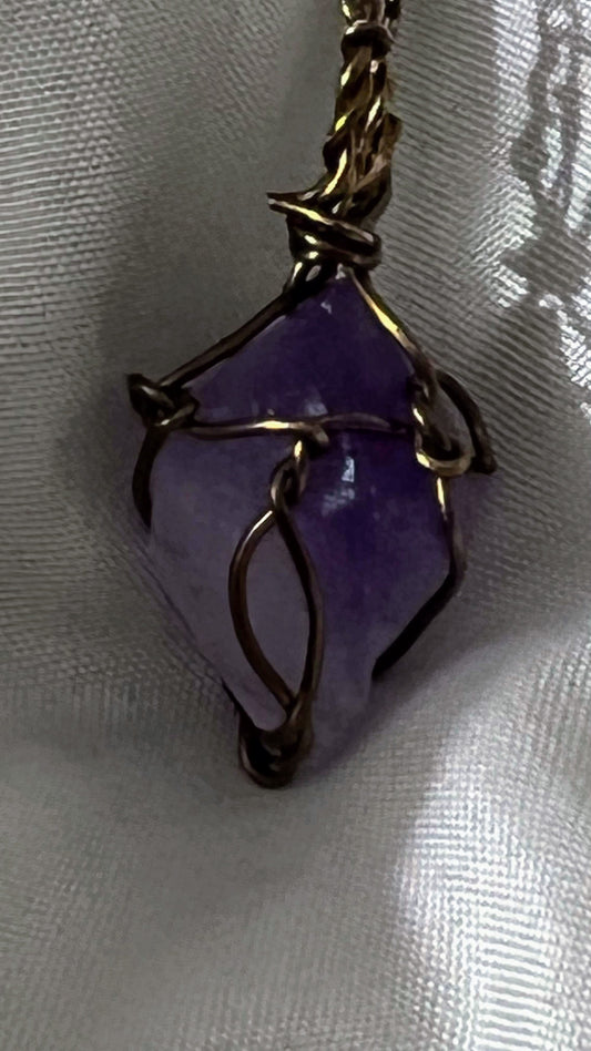 Amethyst-relieves stress, anxiety. a natural tranquilizer