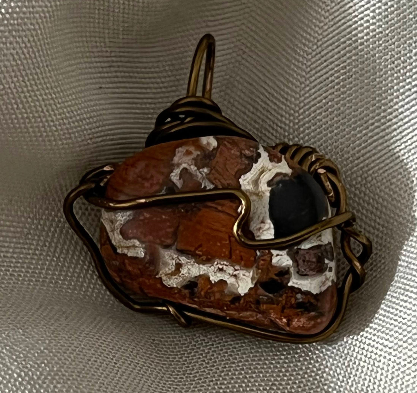 Brecciated Jasper (uplifting stone)-provide mental clarity and focus to its wearer.