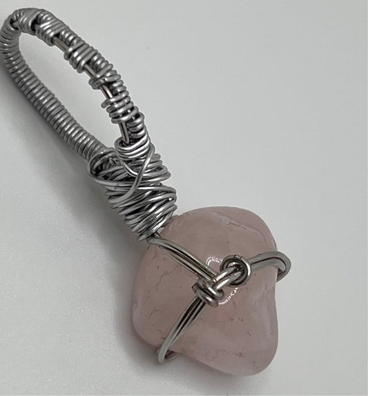 Rose Quartz Pendant-unconditional love! It's said to boost feelings of self-love and foster loving relationships with others