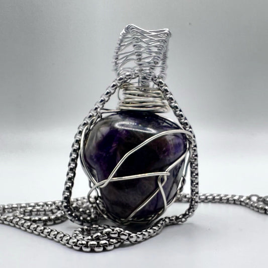 Amethyst - relieves stress, anxiety. A natural tranquilizer
